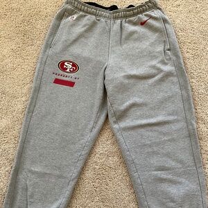 San Francisco 49ers Team Issue Nike Sweatpants Large High Quality Cotton
